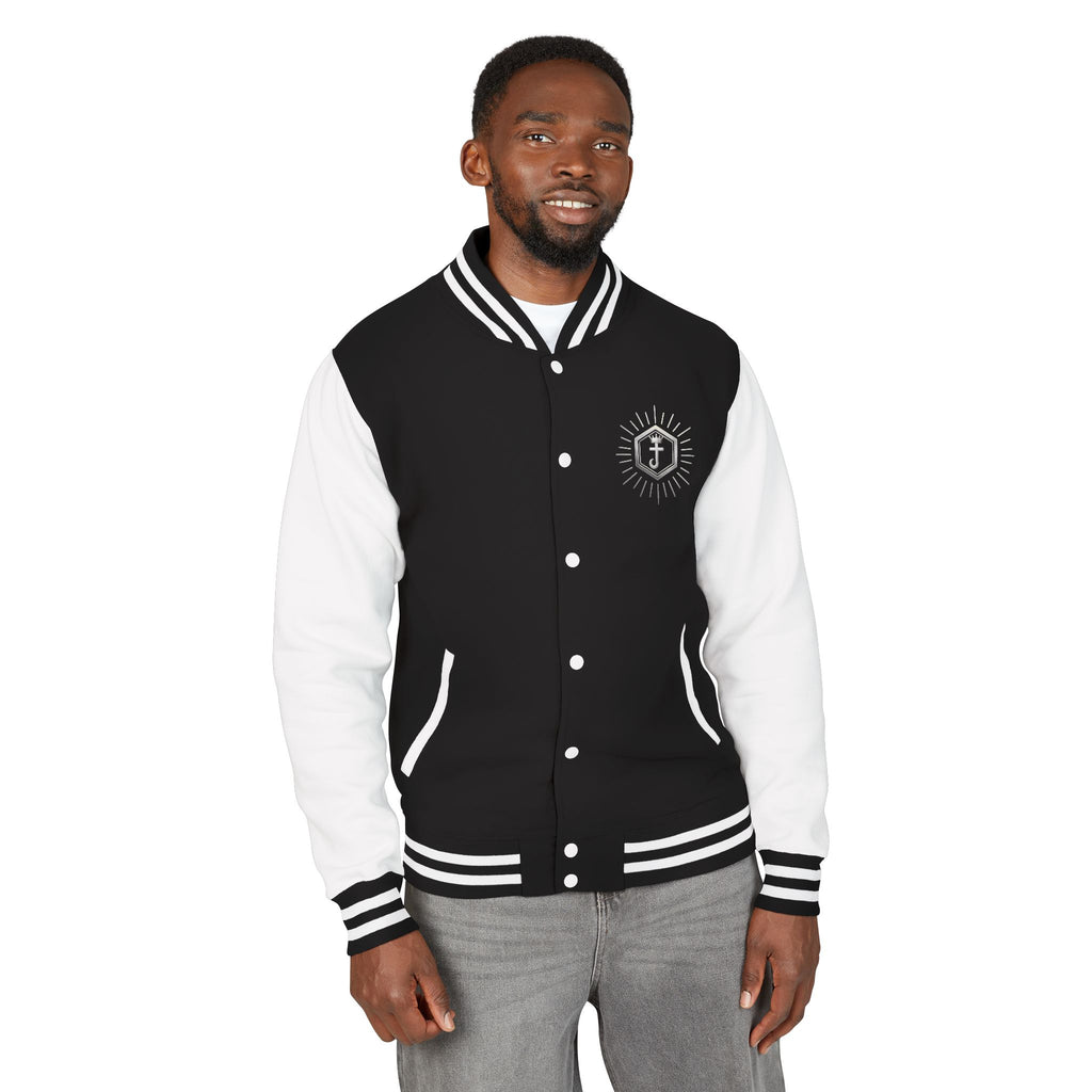 Veste Noir et Blanc avec Écusson