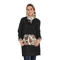 Robe sweat à capuche imprimé safari