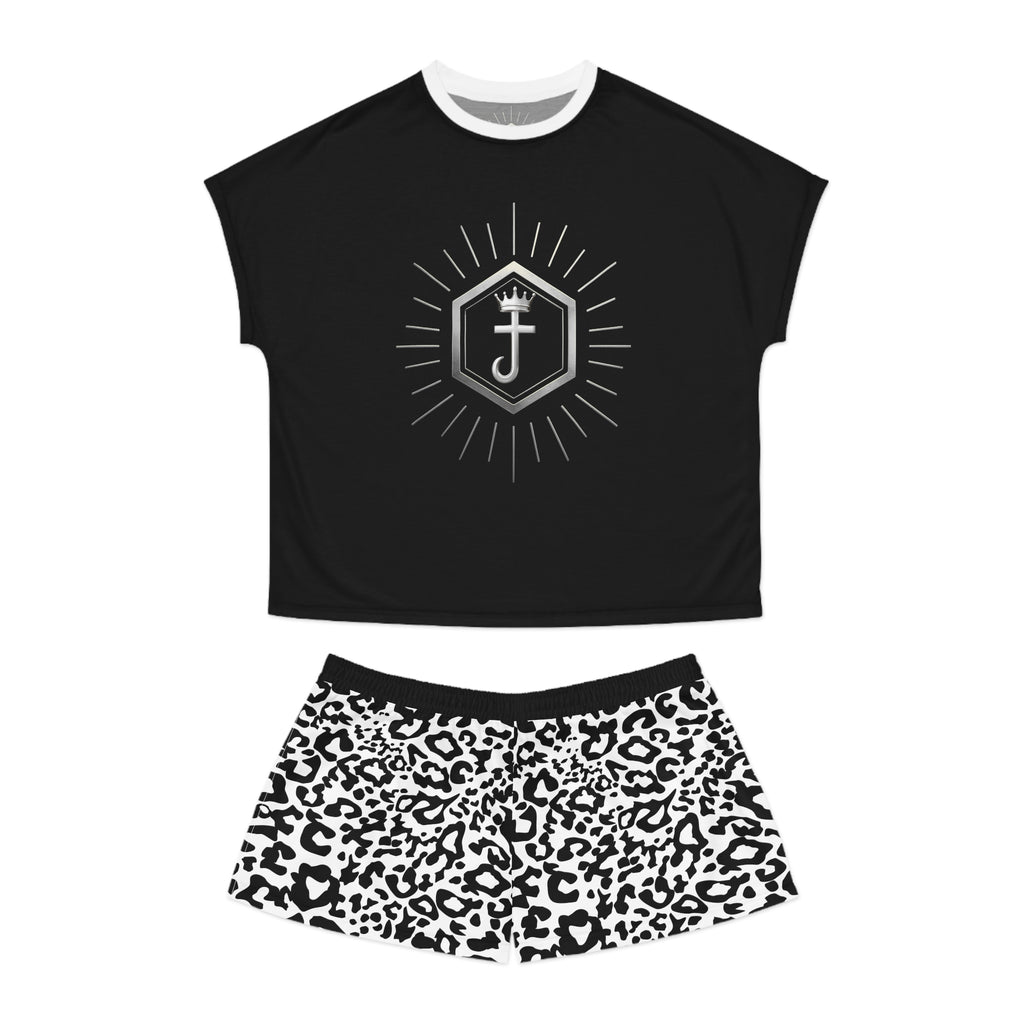 Ensemble Pyjama court Léopard