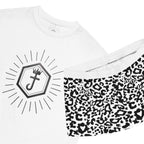 Ensemble Pyjama court Léopard