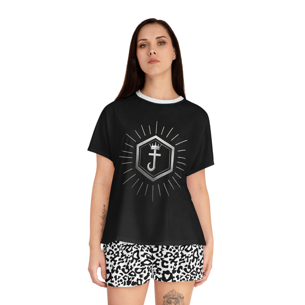 Ensemble Pyjama court Léopard