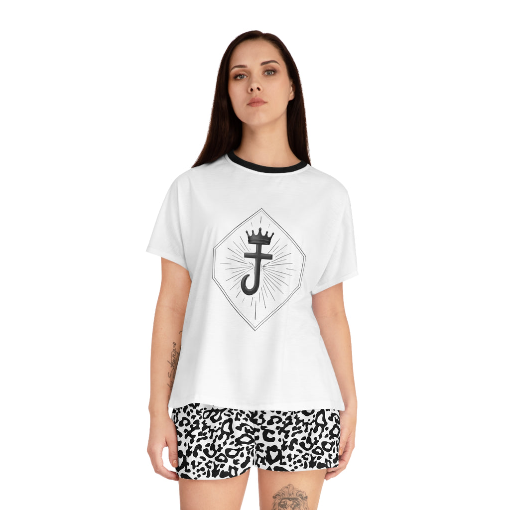 Ensemble Pyjama court Léopard